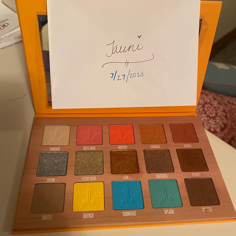 Thirsty palette